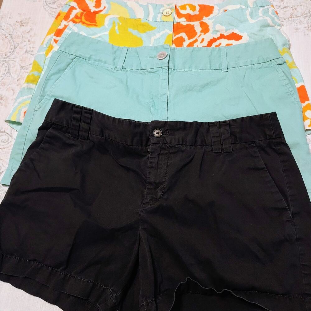 Loft Shorts Lot Of 3 size 8 Chino Summer Casual Pockets Cotton Preppy